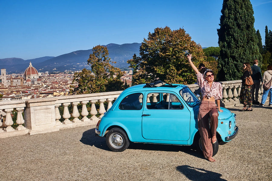 2 Hour Private Vintage FIAT 500 with olive oil tasting at farm in Tuscany